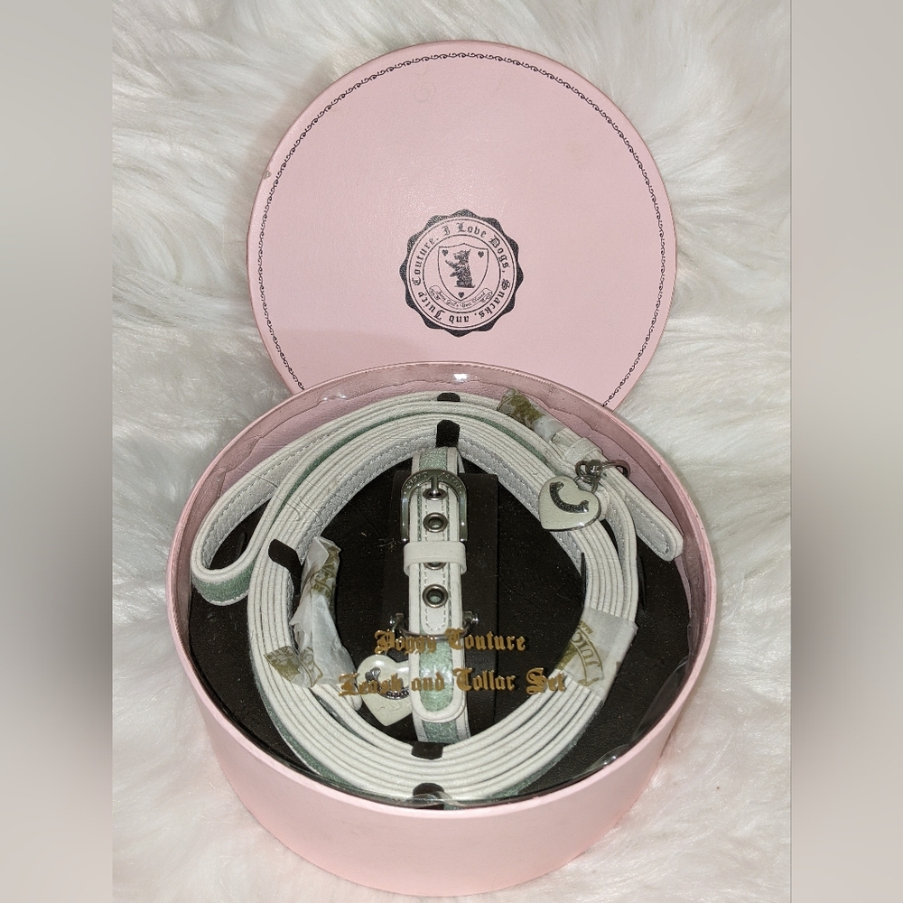 Vintage Juicy Couture Dog Collar/Leash Set